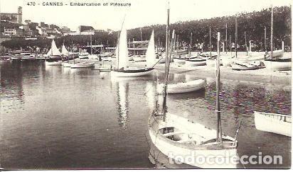 Postales: POSTAL A4482: Embarcacion en Cannes - Foto 1