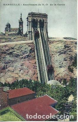 Postales: POSTAL A4623: Ascensores de la Garde en Marsella - Foto 1