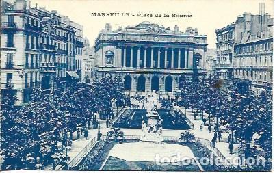 Postales: POSTAL A4647: Place de la Bourse en Marsella - Foto 1