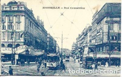 Postales: POSTAL A4656: Rue Cannebiere de Marsella - Foto 1
