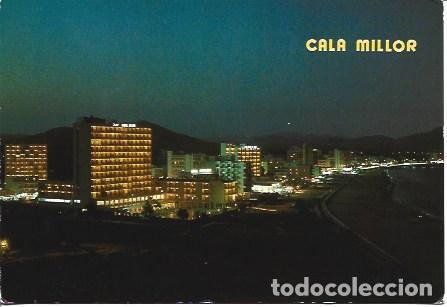 Postales: POSTAL A4119: Vista nocturna de Cala Millor en Mallorca