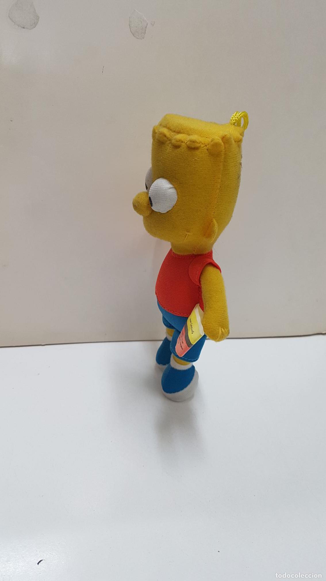 Postales: mu&ntilde;eco para colgar: Bart Simpson, de polyester. 19 cm de alto. - Foto 2