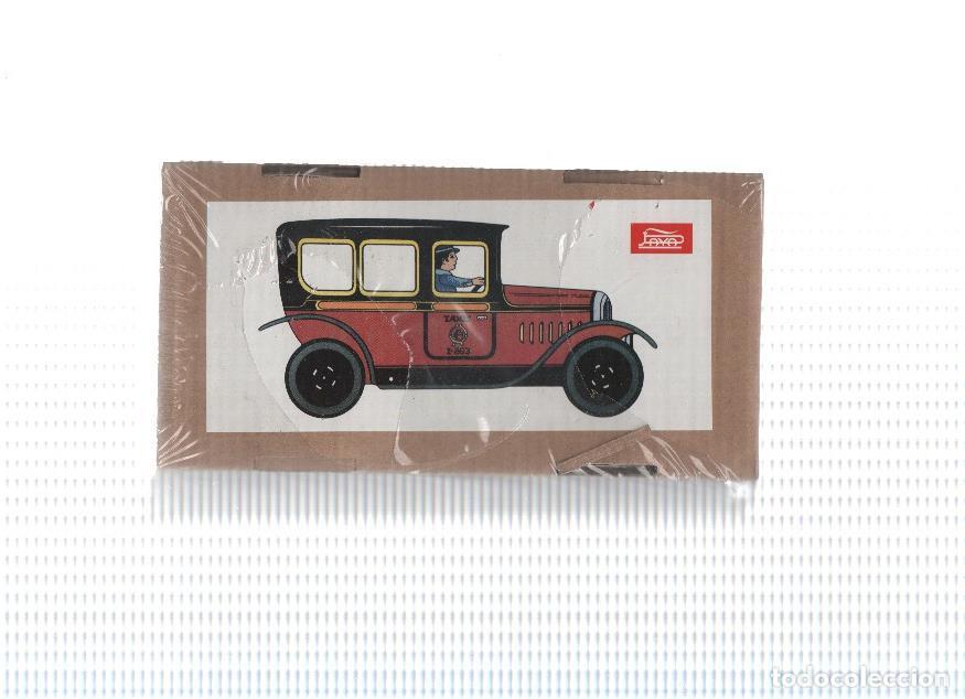 Postales: Figura: JUGUETE JAYA (Con precinto editorial): TAXI CLOCKWORK, rojo (Replica Paya 1905) - JAYA