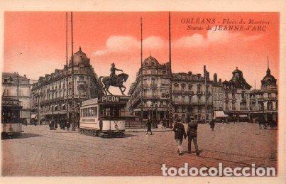Postcards: POSTAL PV06508: Orleans. Place du Martroi, Statue de Jeanne d'Arc - NULL