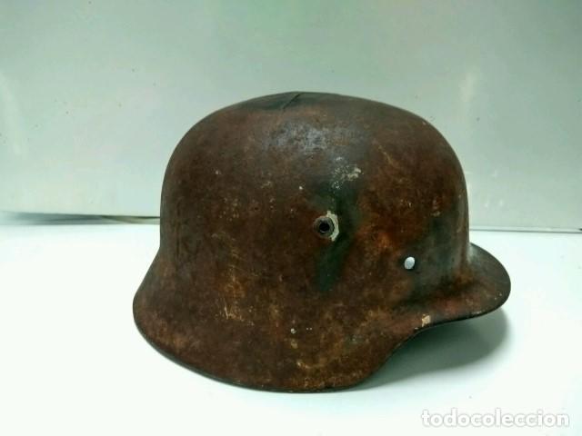 Postales: Cascos Segunda Guerra Mundial: CASCO ALEMAN M-35 100% Original