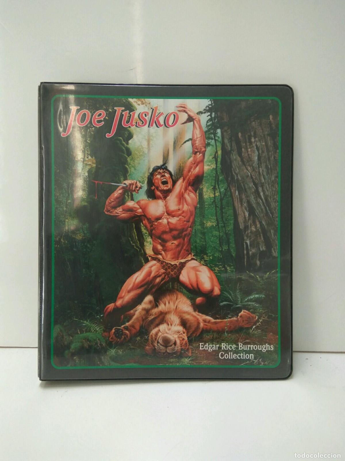Cartoline: Carpeta Archivadora: TARZAN - Ilustraciones de JOE JUSKO: EDGAR RICE BURROUGS COLLECTION (FPG) - ULT
