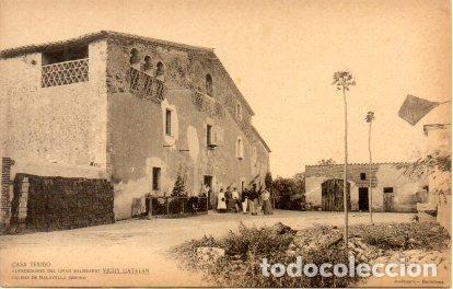 Postales: POSTAL PV06100: Casa Teixido alrededores del Balneario Vichy Catalan, Caldas de Malavella - NULL