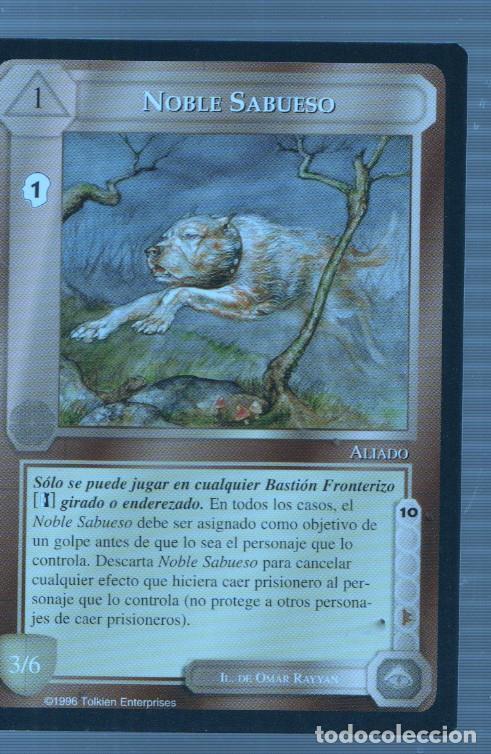 Postales: Carta El Se&ntilde;or de los anillos: Servidores de la oscuridad: NOBLE SABUESO - NULL