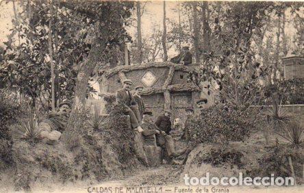 Postkarten: POSTAL PV06155: Hombres en la Fuente de la Granja en Caldas de Malavella