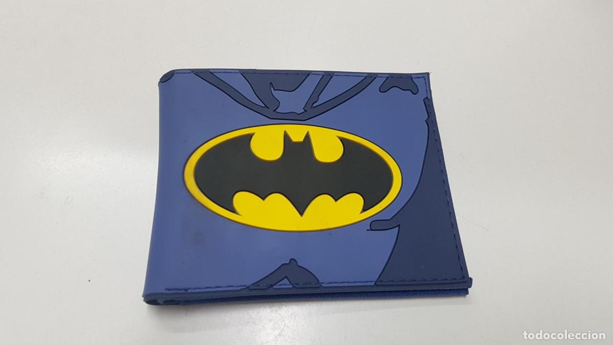 Postales: Cartera de bolsillo: Logotipo de Batman con fondo azul - NULL