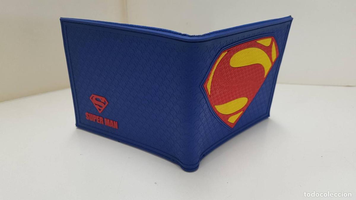 Postales: Cartera de bolsillo (azul): con el logo de Superman - NULL - Foto 2