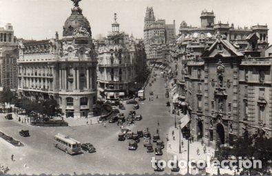 Postais: POSTAL PV05960: Vista calle Alcala y Avda. Jose Antonio en Madrid - NULL