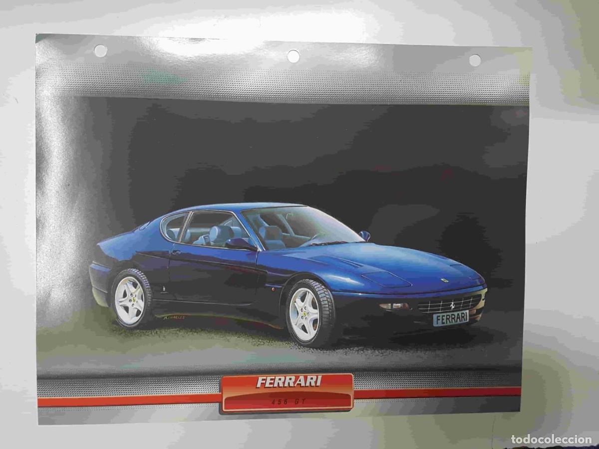 Postales: Ficha: Ferrari 456 GT. Pertenece a la Coleccion Automoviles de Ensue&ntilde;o de Planeta DeAgostini - NULL
