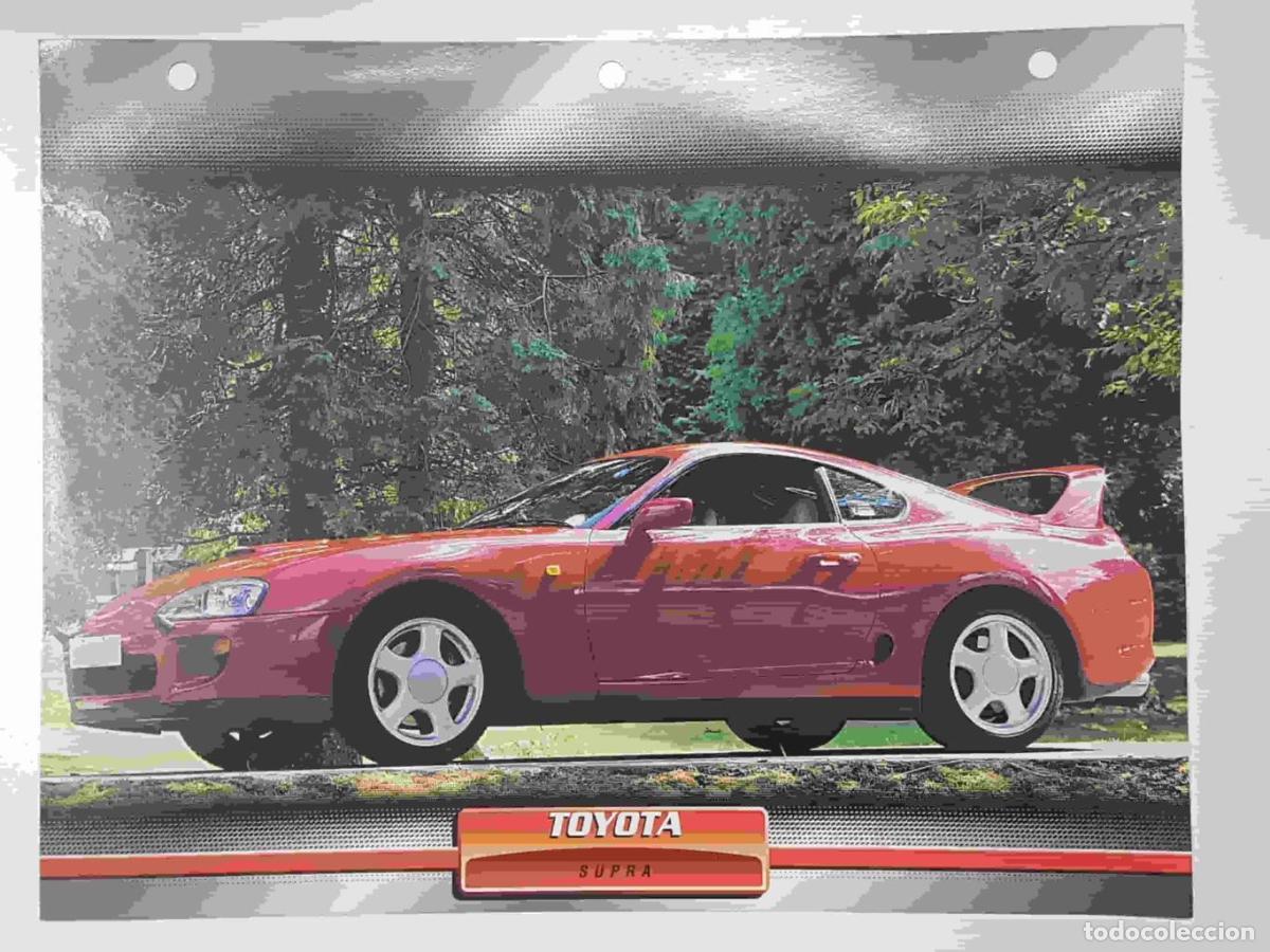 Postales: Ficha: Toyota Supra. Pertenece a la Coleccion Automoviles de Ensue&ntilde;o de Planeta DeAgostini - NULL