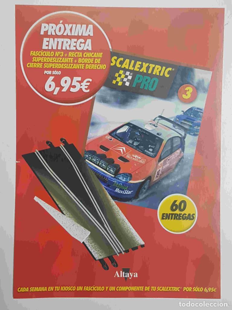 Postales: Publicidad (1 pagina): del fasciculo 3 de la coleccion Scalextric PRO - NULL