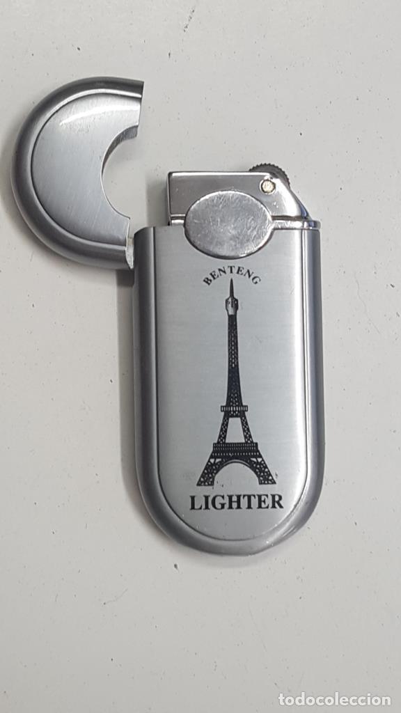 Postales: Mechero: tipo zippo con dibujo de la Torre Eiffel - NULL - Foto 2