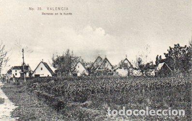 Postais: POSTAL PV05981: Barracas en la huerta de Valencia. Coleccion E. B. P - NULL