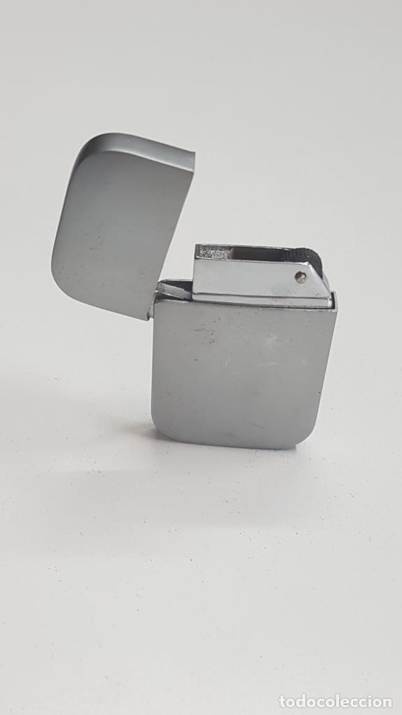 Postales: Mechero: tipo zippo plateado - NULL - Foto 2