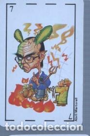 Cartes Postales: Baraja El Jueves: carta con Abril Martorell -