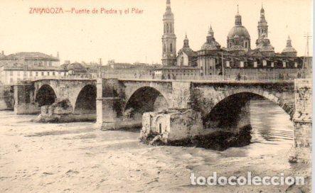Postais: POSTAL PV06349: Puente de Piedra y vista el Pilar, Zaragoza - NULL