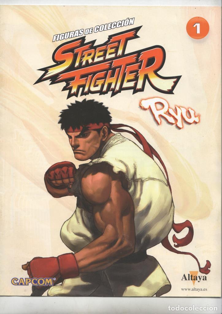 Postales: Fasc&iacute;culo: Figuras de Colecci&oacute;n Street Fighter num 1. NO INCLUYE LA FIGURA DE RYU. Incluye poster ce