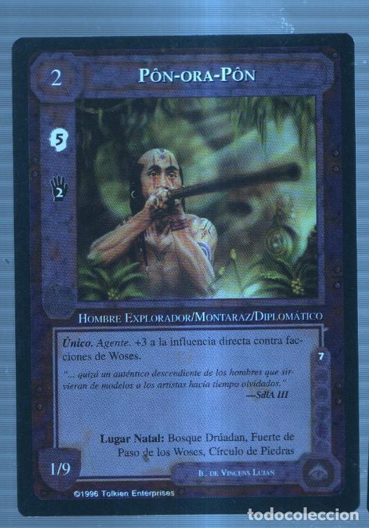 Postales: Carta El Se&ntilde;or de los anillos: Servidores de la oscuridad: PON-ORA-PON - NULL