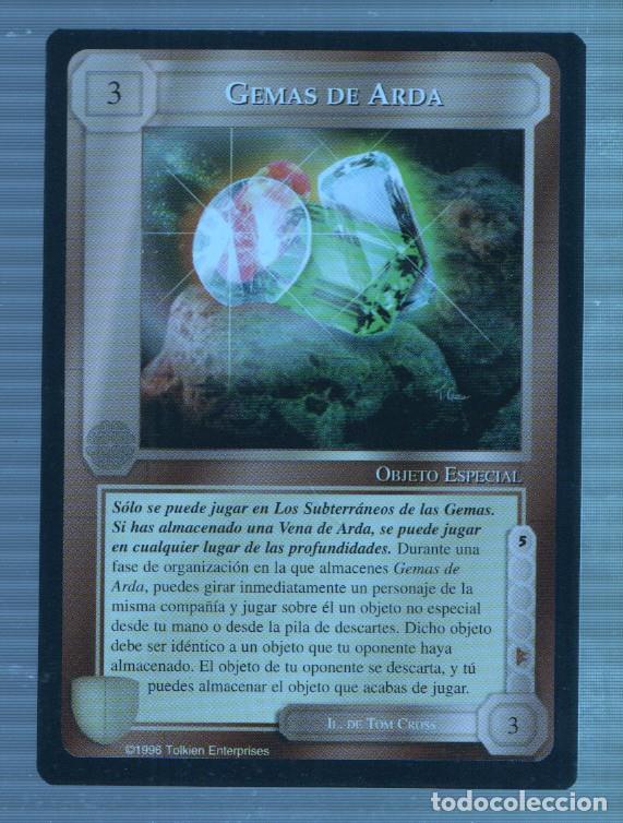 Postales: Carta El Se&ntilde;or de los anillos: Servidores de la oscuridad: GEMAS DE ARDA - NULL