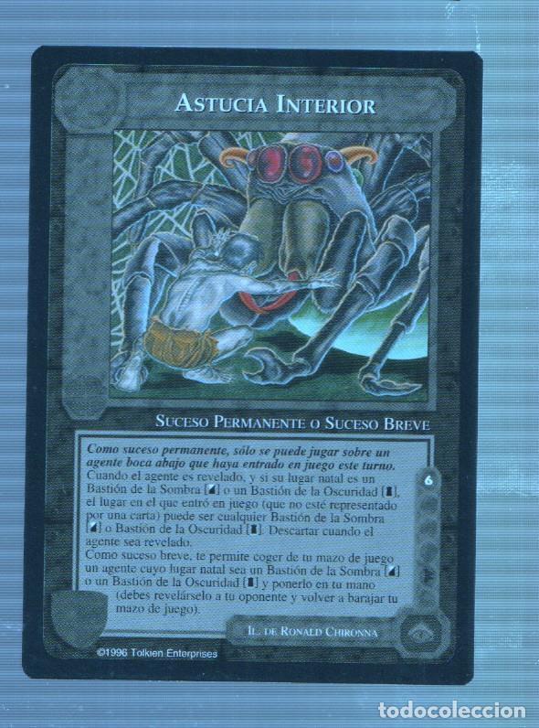 Postales: Carta El Se&ntilde;or de los anillos: Servidores de la oscuridad: ASTUCIA INTERIOR - NULL