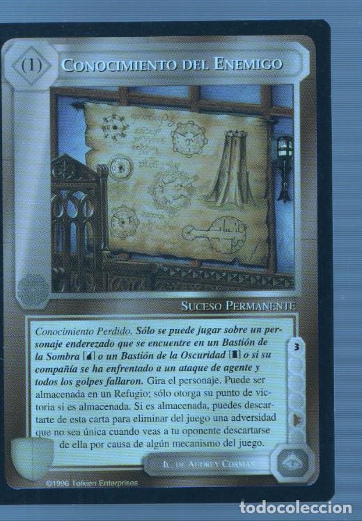 Postales: Carta El Se&ntilde;or de los anillos: Servidores de la oscuridad: CONOCIMIENTO DEL ENEMIGO - NULL