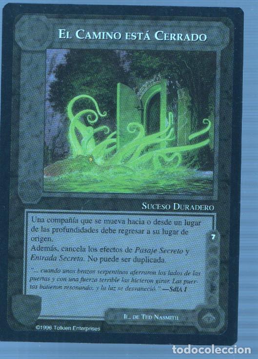 Postales: Carta El Se&ntilde;or de los anillos: Servidores de la oscuridad: EL CAMINO ESTA CERRADO - NULL