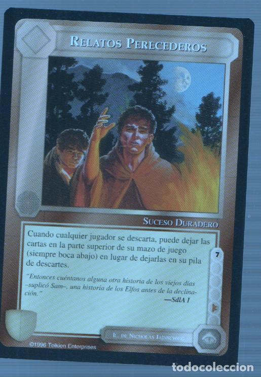 Postales: Carta El Se&ntilde;or de los anillos: Servidores de la oscuridad: RELATOS PERECEDEROS - NULL