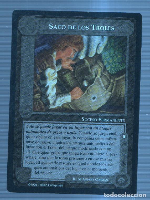 Postales: Carta El Se&ntilde;or de los anillos: Servidores de la oscuridad: SACO DE LOS TROLLS - NULL