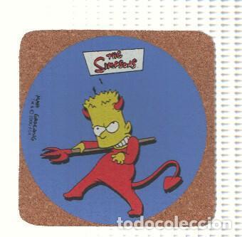 Cartoline: LOS SIMPSONS: Posavasos BART SIMPSON disfrazado de demonio (Fox 2000) - Matt Groening