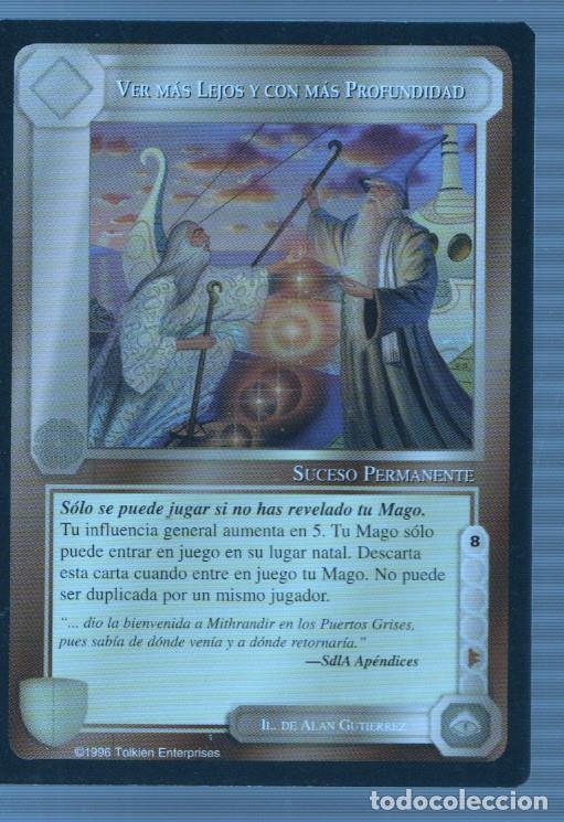 Postales: Carta El Se&ntilde;or de los anillos: Servidores de la oscuridad: VER MAS LEJOS Y CON MAS PROFUNDIDAD - NU