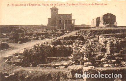 Postkarten: POSTAL PV06303: Excavacions d'Empuries, Museo Diputacio Provincial de Barcelona - NULL
