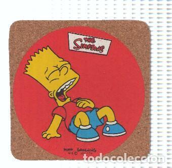 Postkarten: LOS SIMPSONS: Posavasos BART SIMPSON riendo sentado en el suelo (Fox 2000) - Matt Groening