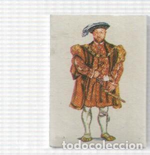 Cartoline: Caja de Cerillas: Enrique VIII Rey de Inglaterra, Siglo XVI a J.c. dibujo de Abelenda