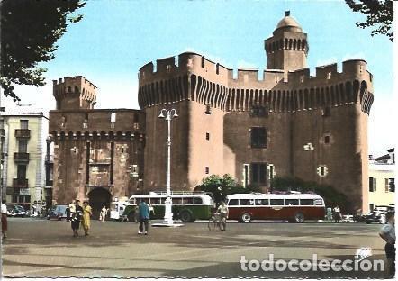 Postales: POSTAL A5294: Lado Oeste del Castillet de Perpignan - Foto 1