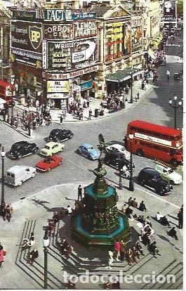 Postales: POSTAL A4907: Picadilly Circus en Londres - Foto 1
