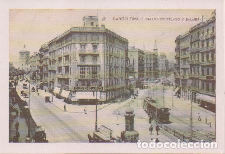 Cartoline: Postal E07664: Las Mas Bellas Postales del Siglo XIX y XX. Barcelona, Calles de Pelayo y Balmes - V