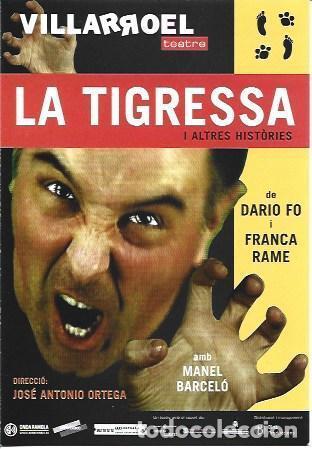 Postales: POSTAL A5711: La Tigresa en Sala Villarroel de Barcelona