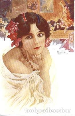 Postcards: POSTAL A5554: La cupletista, por Chantecler - NULL