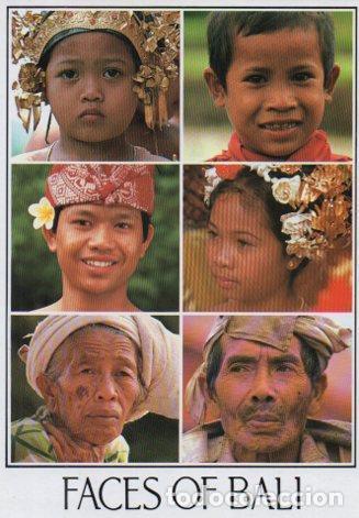 Postales: POSTAL PV07087: Faces of Bali - Foto 1