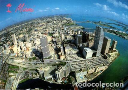 Postcards: POSTAL PV07101: Top of the world view of the Magic City, Miami - NULL