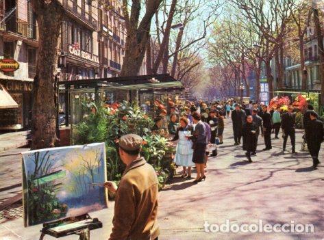 Postkarten: POSTAL PV07321: Rambla de la Flores, Barcelona - NULL