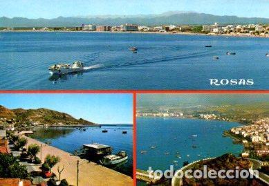 Postkarten: POSTAL PV07607: Vistas varias de Rosas, Gerona - NULL