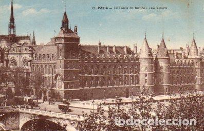 Postales: POSTAL PV08133: Le Palais de Justice, Paris - Foto 1