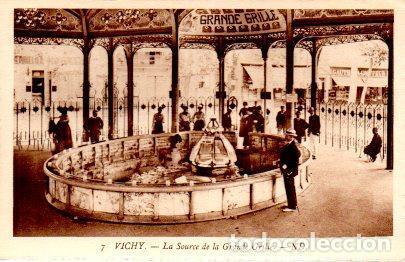 Postales: POSTAL PV08049: La Source de la Grande Grille, Vichy - Foto 1