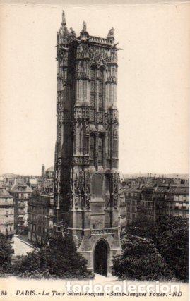 Postales: POSTAL PV08296: La Tour Saint-Jacques, Paris - Foto 1