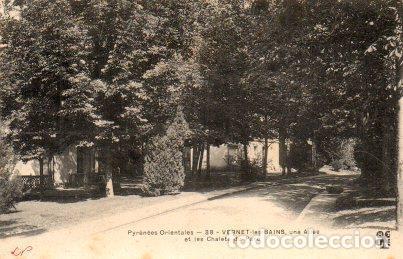 Postais: POSTAL PV08161: Vernet-les-Bains, une Allee et les Chalets du Parc